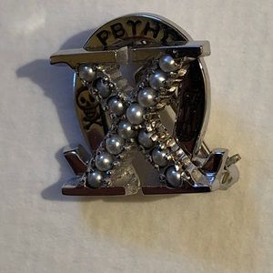 Silber chi omega pin